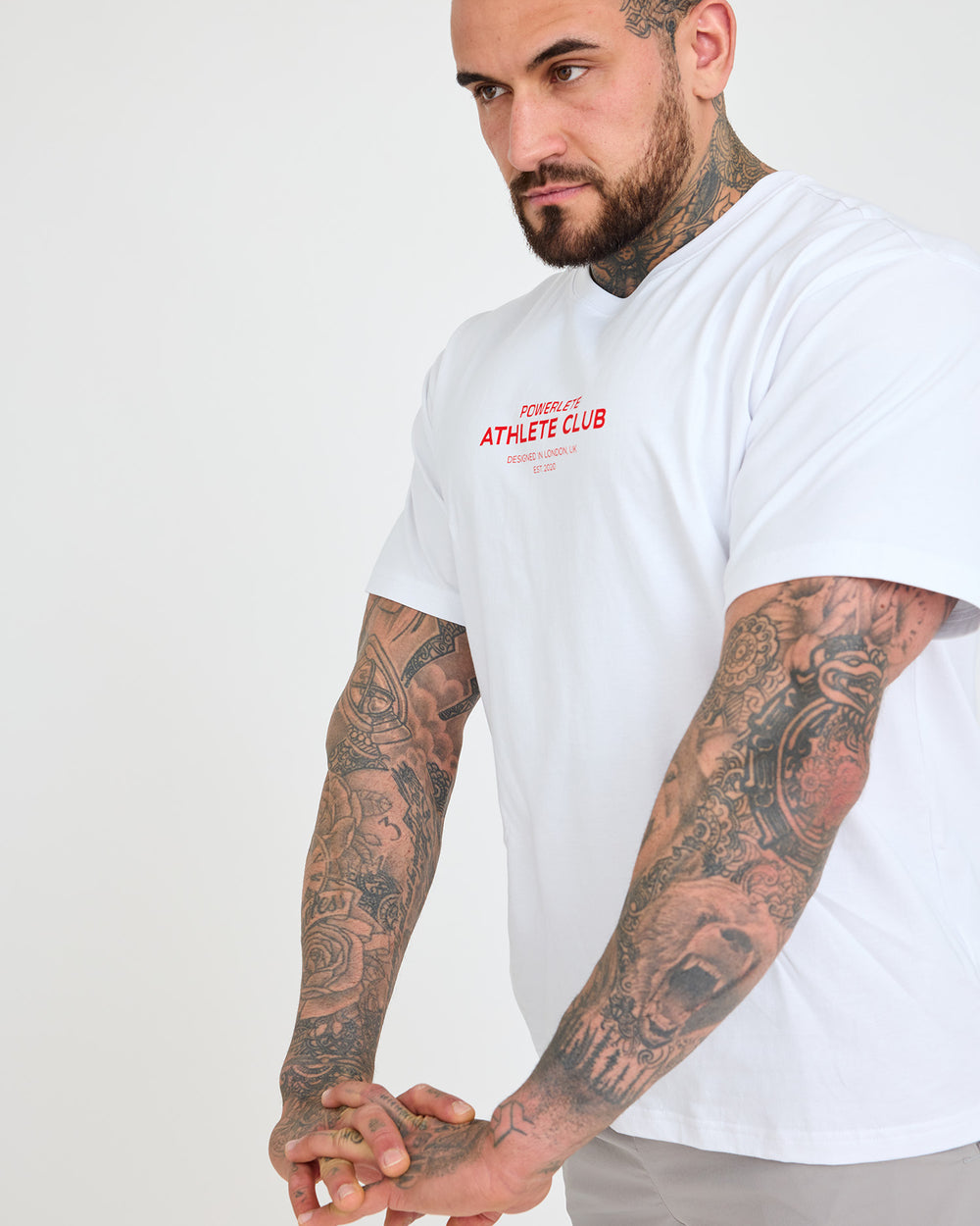 Athlete Club T-Shirt in Übergröße