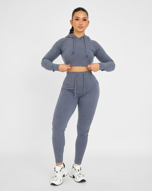 Lounge Cropped Hoodie