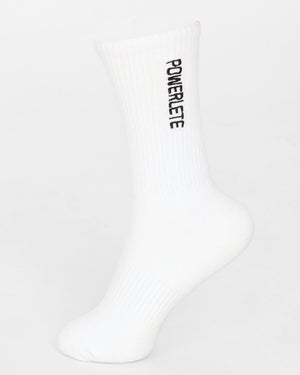 Premium broderede crew-sokker