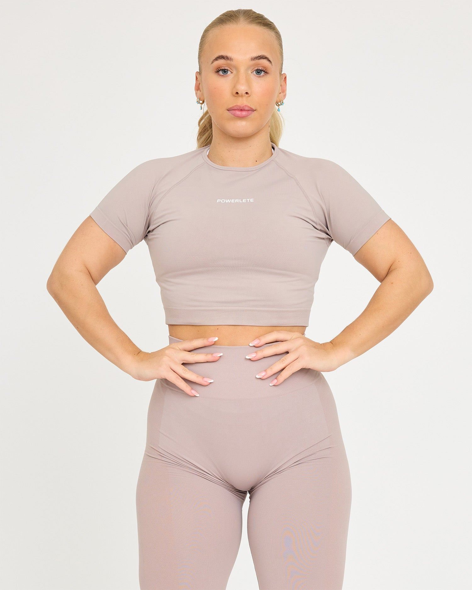 Evolve Crop Top SS senza cuciture