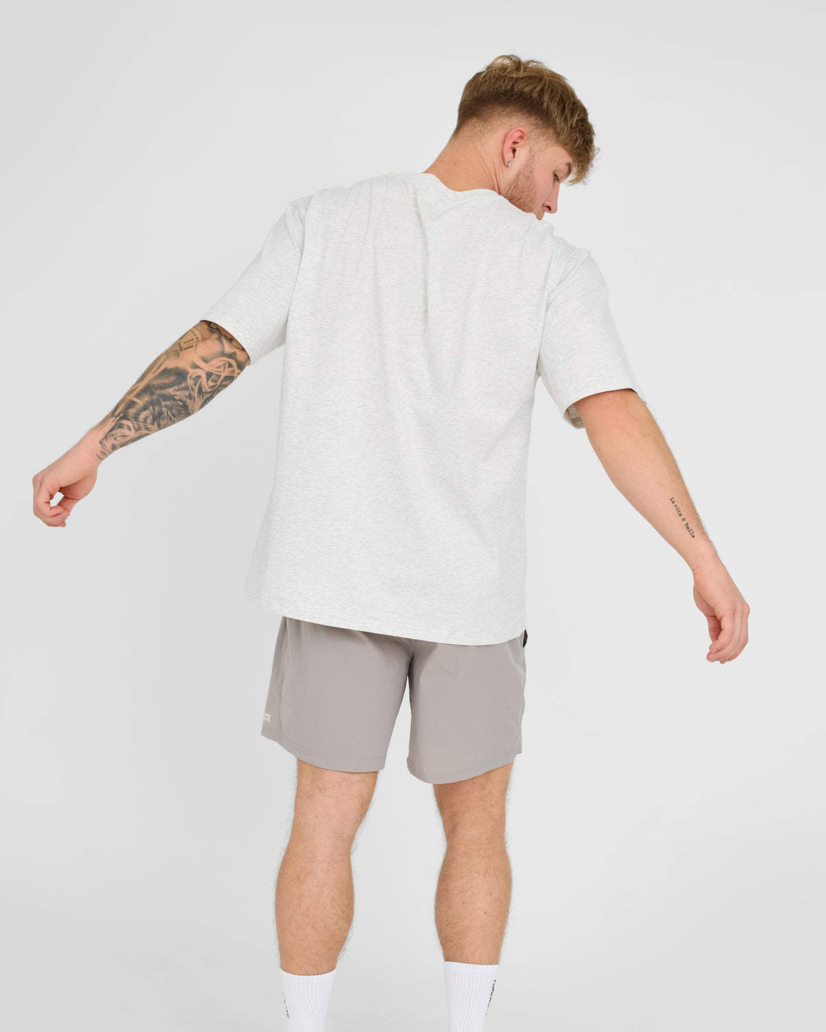 Varsity T-shirt i overstørrelse