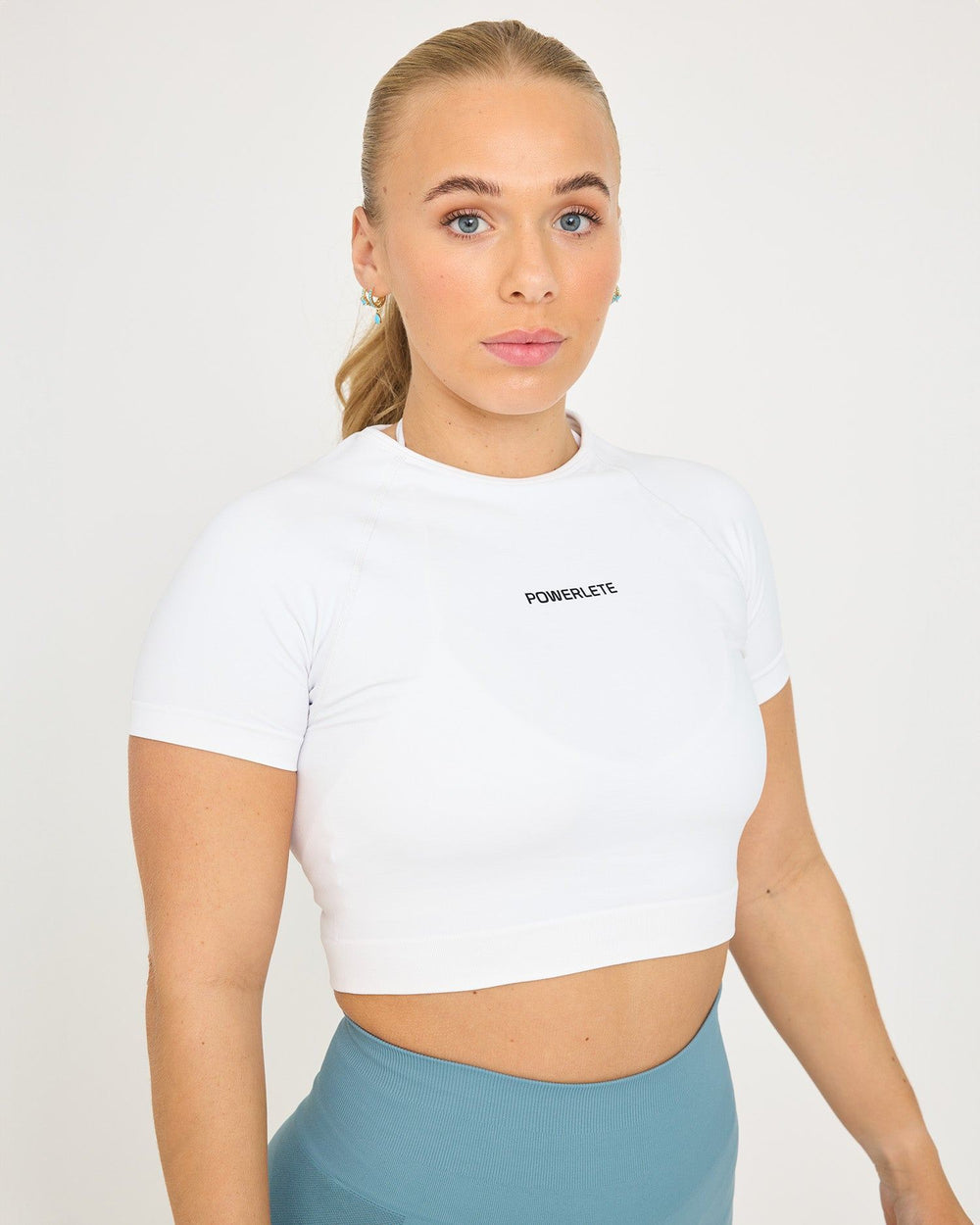 Nahtloses SS-Crop-Top von Evolve